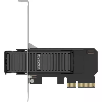 ICY DOCK MB305M4P-B vassoio estraibile M.2 NVMe SSD su scheda adattatore PCIe 4.0 x4