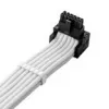 Cavo di collegamento CableMod C-Series Pro – variante B, 90°, 16-Pin su 3x8-Pin PCIe, bianco
