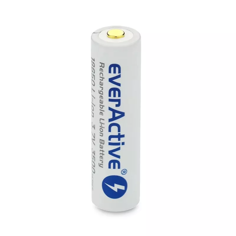 Batteria ricaricabile Li-Ion 18650 3,7V everActive 3500mAh (1 pz.) micro-USB con protezione