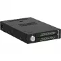 ICY DOCK - ToughArmor - MB834MK-B V2 - 2x M.2 NVMe a 1x vano 3,5 pollici telaio estraibile serratura in metallo SlimSAS 4i nero