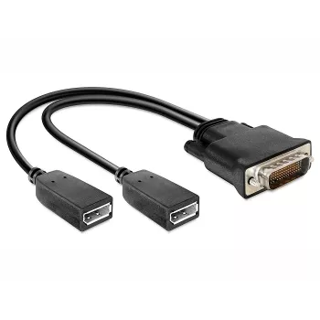 Adattatore cavo video DeLOCK 65354 DMS a 2 x DisplayPort nero