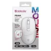 Defender Feam MM-296 52297 mouse wireless, clic silenzioso, ottico, 1600 DPI, USB, bianco
