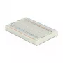 Breadboard DELOCK 18315 — plastica bianca, 54 × 84 × 9 mm