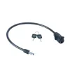 Cavo per bici con chiave 10 mm - YCK0/10/60/2 nero