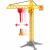 World grande gru da cantiere con luce, binario