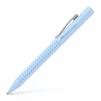 Penna a sfera clip-on retrattile Faber-Castell 243916 azzurro extra largo