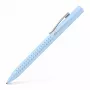 Penna a sfera clip-on retrattile Faber-Castell 243916 azzurro extra largo