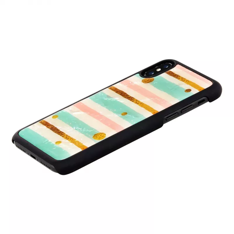 iKins Pop Mint custodia per iPhone XS/X, nera