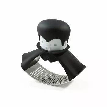 Spremiaglio da tavolo Ototo Design Rockula plastica acciaio inox nero bianco