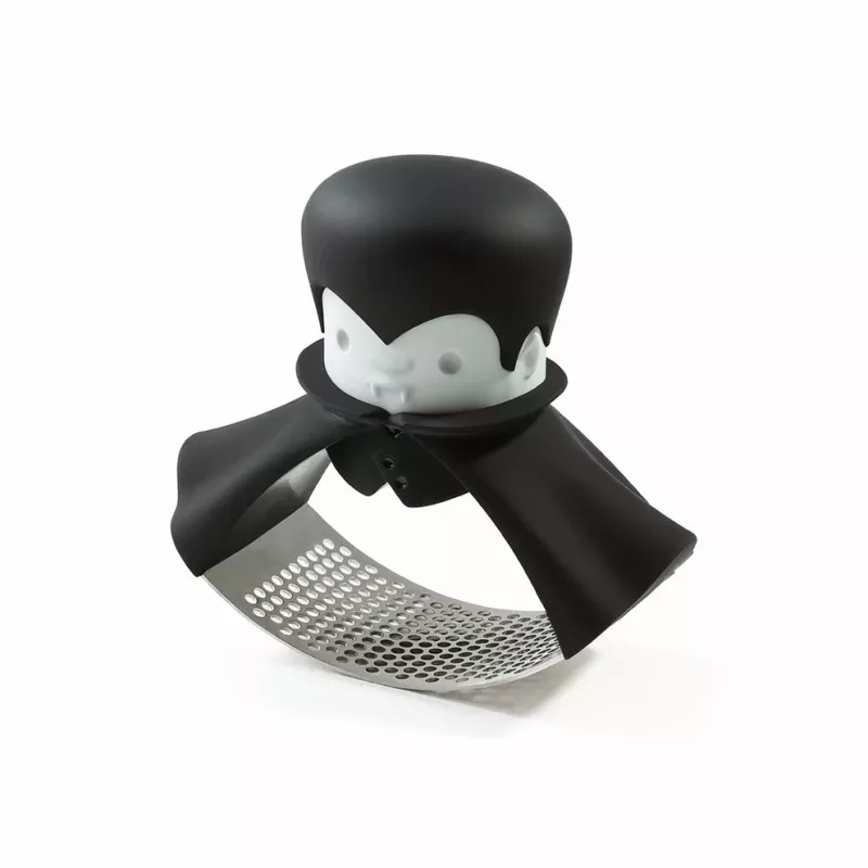 Spremiaglio da tavolo Ototo Design Rockula plastica acciaio inox nero bianco