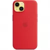 Apple iPhone 14 Custodia in silicone compatibile MagSafe, (PRODUCT)Rosso