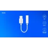 Adattatore audio USB Type 3.1 C (M) – Jack 3,5mm (F) bianco SAVIO AK-52