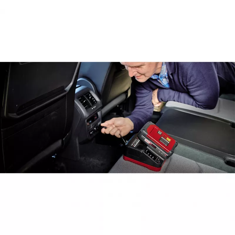 Caricabatterie Einhell Power X-Car Charger 3A accendisigari rosso