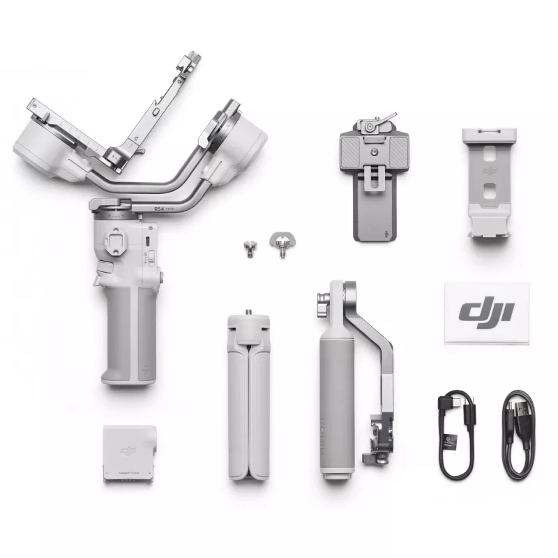 Stabilizzatore gimbal DJI RS 4 Mini Combo — stabilizzatore a mano compatto e leggero per fotocamere mirrorless