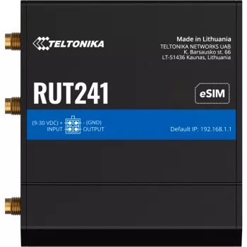 TELTONIKA NETWORKS RUT241 eSIM GLOBAL router industriale (RUT241230000)