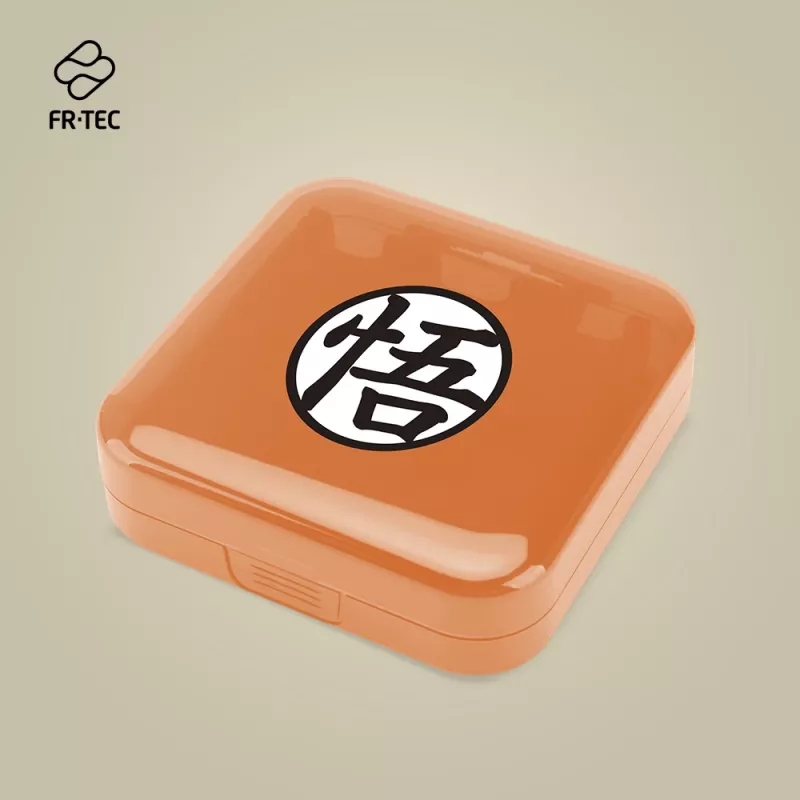 Custodia per cartucce FR-TEC Dragon Ball Super Nintendo Switch arancione