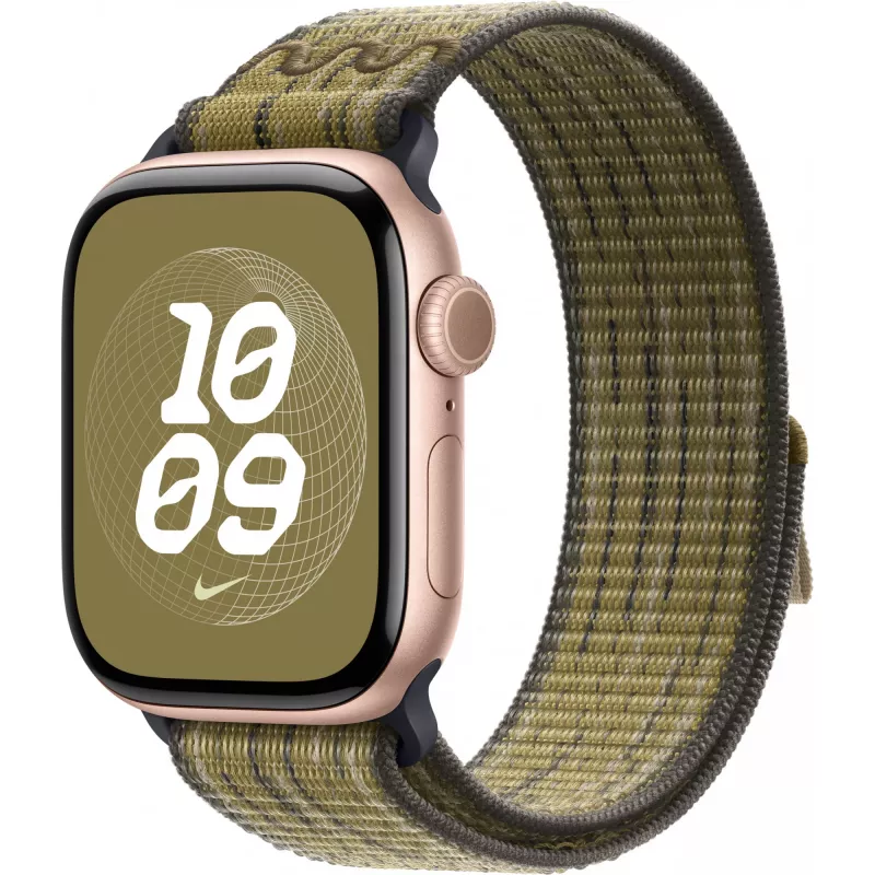 Cinturino Apple 42mm Verde/Grigio Nike Sport Loop Smartwatch
