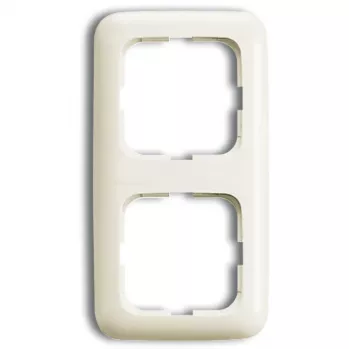 Busch-Jaeger 2512-212 cornice doppia, Duro 2000 SI bianco