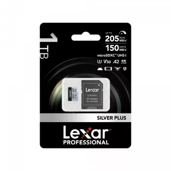 Memoria flash Lexar 1TB UHS-I MicroSDXC SILVER PLUS