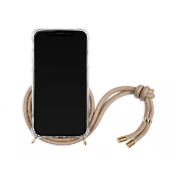 Custodia con collana per smartphone Lookabe per iPhone Xs Max – finitura oro nude