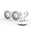 Zalman Reserator5 Z24 ARGB dissipatore liquido CPU bianco radiatore 240 mm 2 ventole 120 mm