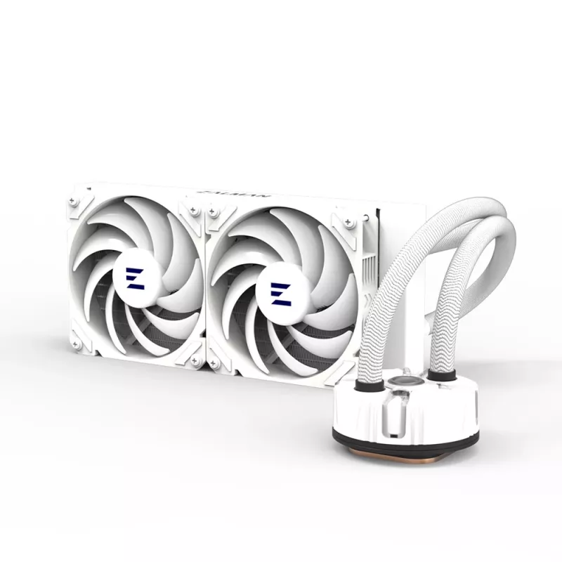 Zalman Reserator5 Z24 ARGB dissipatore liquido CPU bianco radiatore 240 mm 2 ventole 120 mm