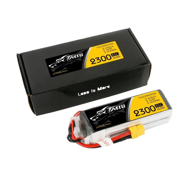 Batteria Tattu 2300mAh 14,8V 75C 4S1P XT60