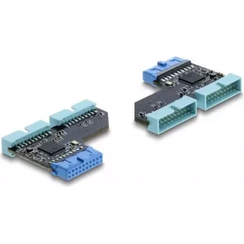 Hub USB DELOCK 67341 header 20 pin a 2× USB 5 Gbit/s