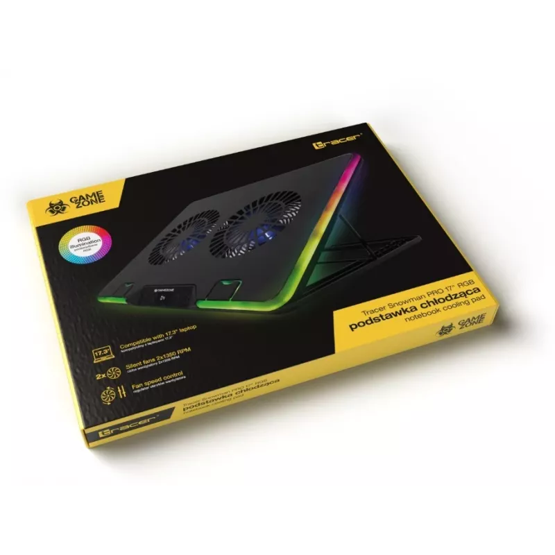 Base di raffreddamento Gamezone Snowman Pro 17 pollici RGB