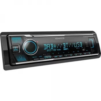 Kenwood KMM-BT508DAB, nero, 1 DIN, 200 W, 50 W, 24 h, AAC, FLAC, MP3, WAV, WMA