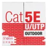 Alantec KIU5OUTS305Q Cavo di rete nero 305 m Cat5e U/UTP (UTP) (KIU5OUTS305Q)