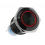 Lamptron LAMP-SW1912L-H pulsante antivandalo 19 mm, Blackline, rosso