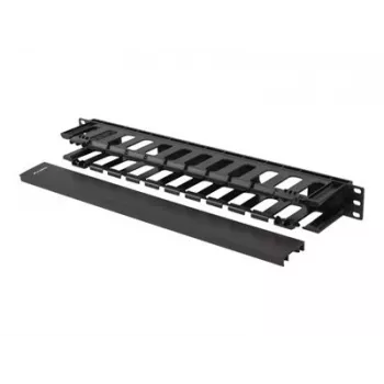Gestione cavi Lanberg 19 pollici 1U, tipo A, plastica | AK-1703-B | nero