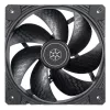 Ventola di raffreddamento SILVERSTONE SST-SF140B 140 mm nera ventola assiale per case PC