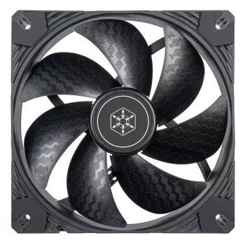 Ventola di raffreddamento SILVERSTONE SST-SF140B 140 mm nera ventola assiale per case PC