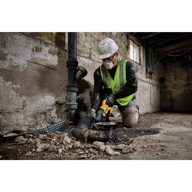 DEWALT DCS389NT sega a sciabola FlexVolt 54V TSTAK nero, giallo