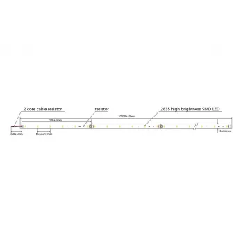 Synergy 21 Striscia LED Flex 2835 - 30 NW DC24V 130W IP20 ULS 20m