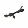 Ventola per case White Shark Pulsar 12 cm nero