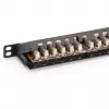 Patch Panel Digitus CAT 6 Class E High Density schermato nero