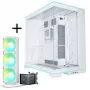 Raffreddamento a liquido completo Lian Li O11D EVO RGB + TRYX PANORAMA SE ARGB - bianco, 360 mm