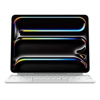 Tastiera Apple Magic per iPad Pro 13 pollici M4 tedesca bianca QWERTZ trackpad