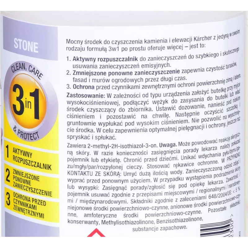 Detergente multiuso Kärcher 6.295-765.0, 1000 ml, corrosivo
