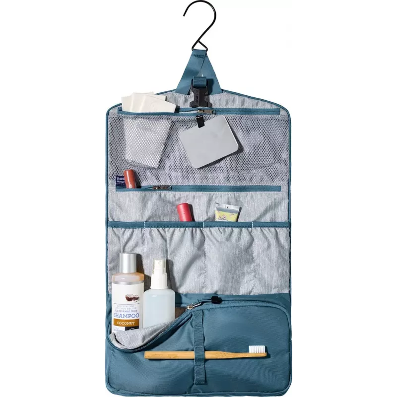 Borsa da toilette DEUTER Wash Bag II — borsa da toilette da viaggio compatta, colore Atlantic