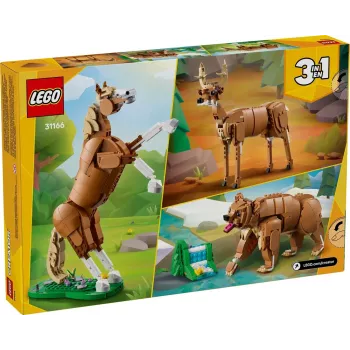 Giocattolo da costruzione LEGO Creator 3-in-1 cavallo maestoso 31166 – 685 pezzi, dai 9 anni, dimensioni modello 80×240×230 mm