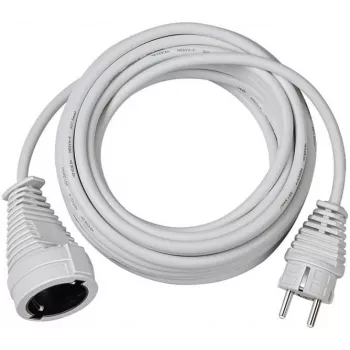 brennenstuhl H05VV-F 3G1,5 - Cavo prolunga - CEE 7/4 (F) a CEE 7/7 (M) - 10 m - bianco
