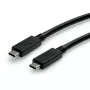 Cavo ROLINE USB3.2Gen2 PD 20V5A Type-C-C ST/ST 0,5 m - cavo - digitale/dati - 0,5 m (11.99.9057)
