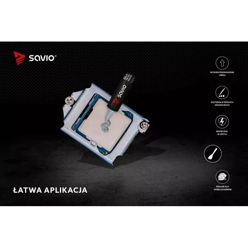 Pasta termica Savio TG-04 per dissipatori