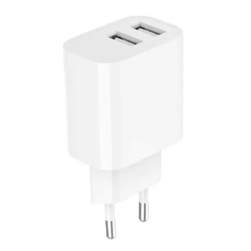 Caricabatterie Gembird TA-UC-2A12-01 da interno AC 2.4A 2 USB bianco