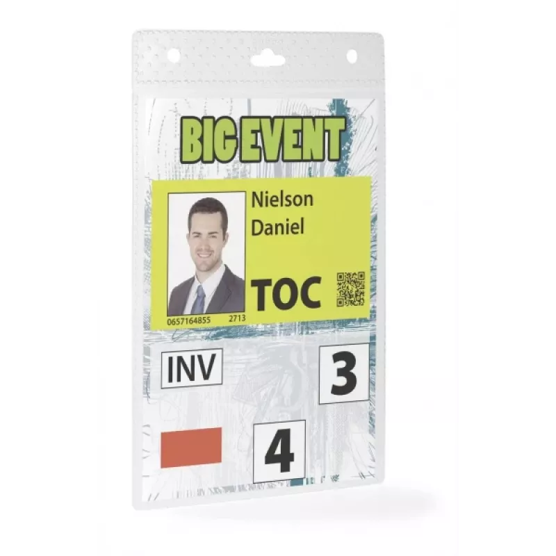 Portadocumenti Durable 8526 A6 verticale trasparente 20 pz.