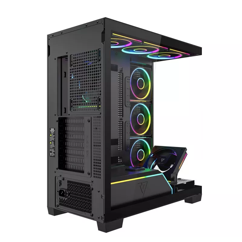 Modecom Volcano Stellar Plus ARGB Midi 8F nero